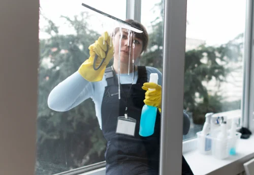 Nettoyage de vitres intérieures et extérieures à l'Abergement-de-Cuisery